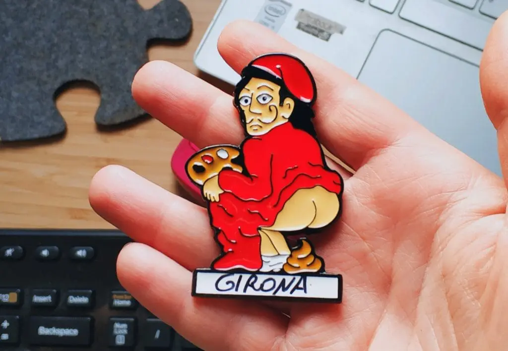 Caganer Girona Salvador Dali