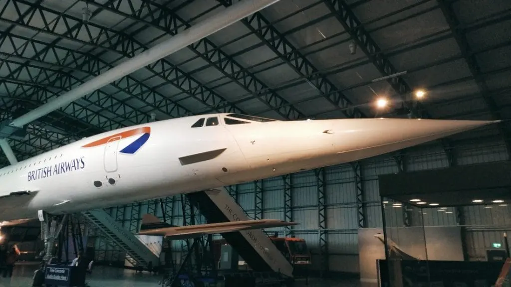 Concorde G-BOAA. Muzeum Lotnictwa w Szkocji. Atrakcje w okolicy Edynburga