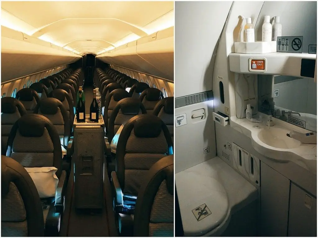 Co w środku Concorde'a. Muzeum Lotnictwa w Szkocji. Atrakcje w okolicy Edynburga