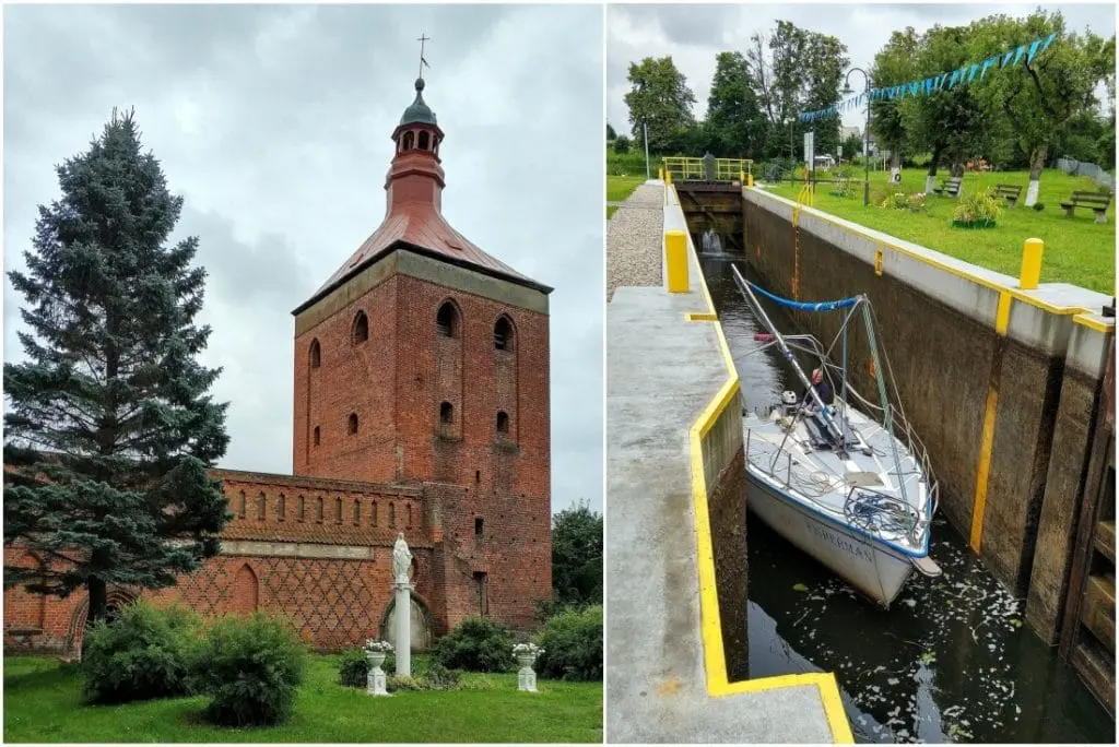 Śluza Miłomłyn Kraina Kanału Elbląskiego