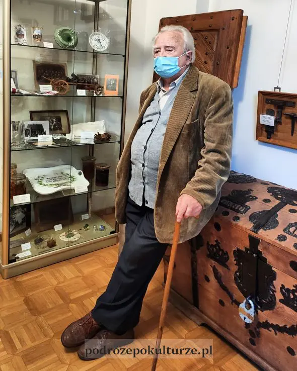 Zbigniew Czarnuch w Izbie Regionalnej Tradycji w Witnicy