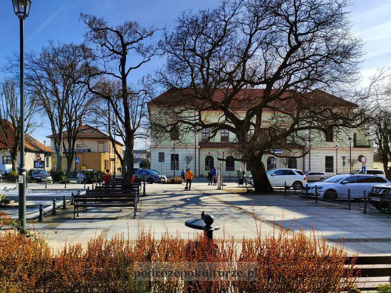 Rynek w Krzeszowicach. Pałacyk Vauxhall