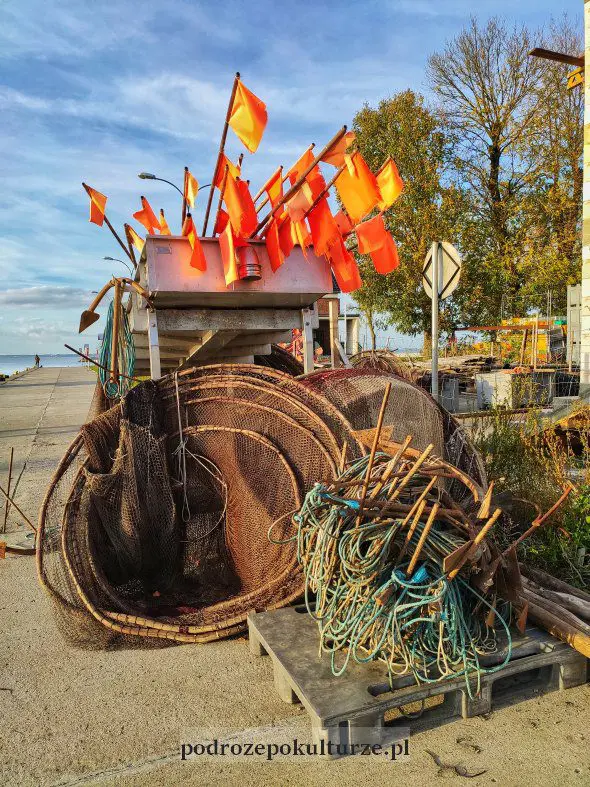 Port w Tolkmicku nad Zalewem Wiślanym