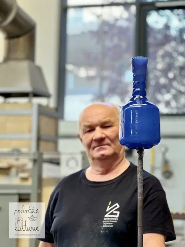 Krakowska Huta Szkła - pokaz ręcznego formowania szkła