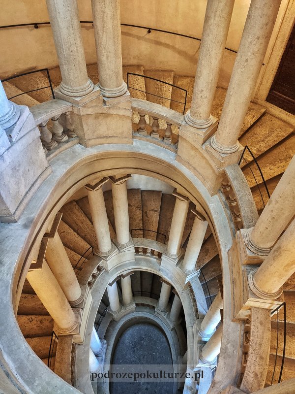 Pallazzo Boromini Rzym klatka schodowa Francesco Borromini