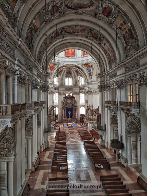 Katedra w Salzburgu - wnętrze