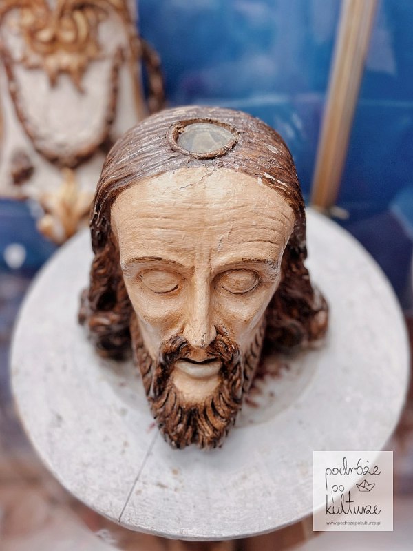 Muzeum Miejskie w Żywcu - głowa św. Jana relikwiarz